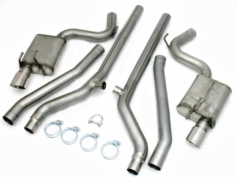 NXT Step Axle Back Exhaust For 2010-15 Camaro SS - Stainless Steel With 4" Tips