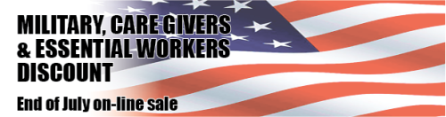 JBA Special Sales & Discounts - Military, Care Giver & Essential Worker Discount