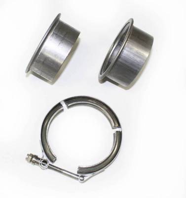 JBA Exhaust - 3" Stainless Steel V-Band clamp and flanges