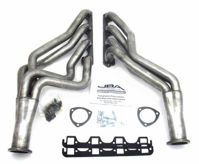 JBA Exhaust - JBA PERFORMANCE EXHAUST 6611S 1 3/4" HEADER LONG TUBE STAINLESS STEEL 65-70 MUSTANG 302 T-5