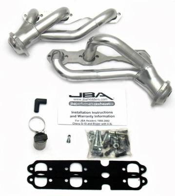 JBA Exhaust - 1988-1995 / 2002-2003 S10 4.3L 2wd Silver Ceramic Coated