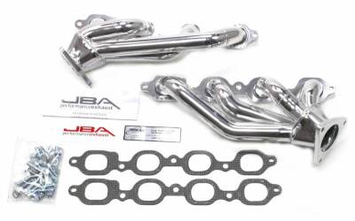 JBA Exhaust - 1850S-4JS 1 5/8" Header Shorty Stainless Steel 14-19 GM Truck/SUV 5.3/6.2L Silver Ceramic
