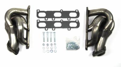 JBA Exhaust - JBA Performance Exhaust Header Shorty Stainless Steel 2011-17 Ford F-150 Truck 3.5/3.7L N/A V6