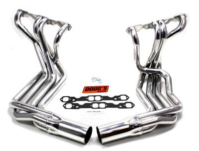 Doug's Headers - Doug's Headers D380 1 7/8" 4-Tube Full Length Header Chevrolet Corvette Small Block Chevrolet 63-82 Sidemount Metallic Ceramic Coating