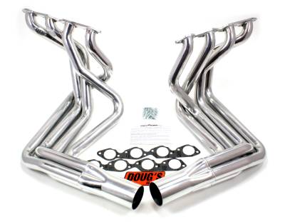 Doug's Headers - Doug's Headers D380 1 7/8" 4-Tube Full Length Header Chevrolet Corvette Small Block Chevrolet 63-82 Sidemount Metallic Ceramic Coating