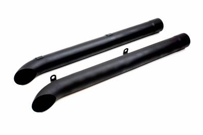 Doug's Headers - Doug's Headers D930-B Side Tubes Corvette Sidemount Hi-Temp Black Coating