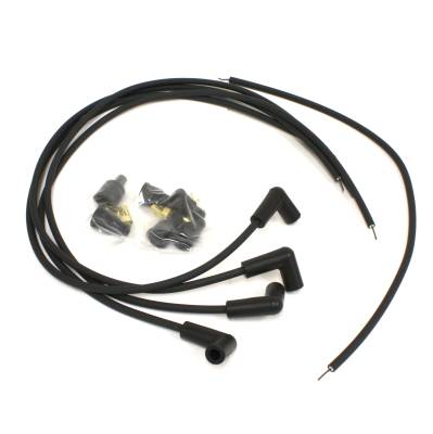 PerTronix Ignition Products - Wires, 4 cyl Univ 7MM 90 deg black