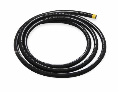 Earls - -6 BLACK POWER STEERING HOSE PER FT.
