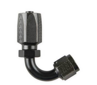 Earls - -6 120 DEG. JIC HOSE END - BLACK