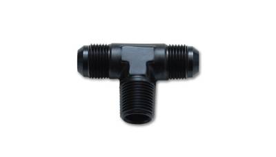Vibrant Performance - Male Flare to Pipe Tee Adapter Fitting; Size: -4AN x 1/8" NPT