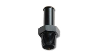 Vibrant Performance - Male NPT to Hose Barb Straight Adapter Fitting; NPT Size: 1/4";  Hose Size: 3/8"