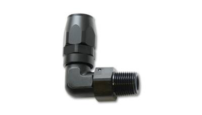 Vibrant Performance - Vibrant Performance - 26902 - Male Hose End Fitting, 90 Degree; Size: -6AN; Pipe Thread: 3/8 in. NPT