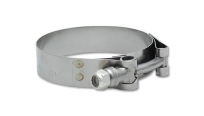 Vibrant Performance - Stainless Steel T-Bolt Clamps (Pack of 2) - Clamp Range: 2.75"-3.00"
