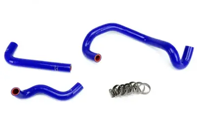 HPS Silicone Hose - HPS Blue Reinforced Silicone Heater Hose Kit for Mazda 86-92 RX7 FC3S Non Turbo LHD