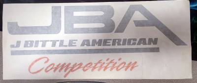 JBA Merchandise  - JBA Competition Logo Decal Orange/Black - FREE SHIPPING!