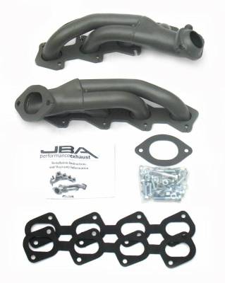 JBA Exhaust - JBA Performance Exhaust 1625S-7 1 5/8" Header Shorty Stainless Steel 1999-2004 Cobra/Mach 1 4.6L Titanium Ceramic Coated