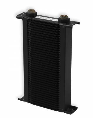 Earls - EARLS ULTRAPRO OIL COOLER - BLACK - 40 ROWS - NARROW COOLER - 10 O-RING BOSS FEMALE PORTS