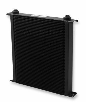 Earls - EARLS ULTRAPRO OIL COOLER - BLACK - 50 ROWS - EXTRA-WIDE COOLER - 10 O-RING BOSS FEMALE PORTS