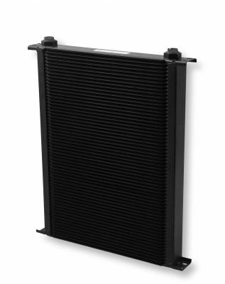 Earls - EARLS ULTRAPRO OIL COOLER - BLACK - 60 ROWS - EXTRA-WIDE COOLER - 10 O-RING BOSS FEMALE PORTS