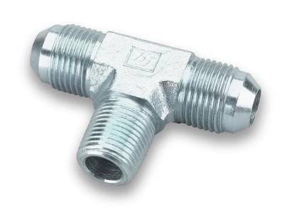 Earls - -3 to 1/8 NPT T on Side, Nickel Plated