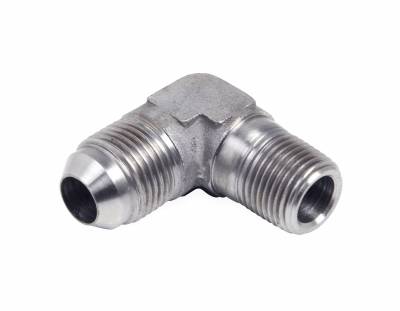 Earls - 90 Deg. -6 to 3/8 NPT Adapter Stainless Steel