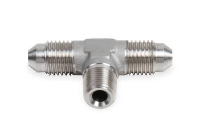 Earls - -3 to 1/8 NPT T on Side, Stainless Steel