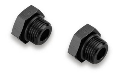 Earls - EARLS PORT PLUG - HEX HEAD -6 Black Anodized