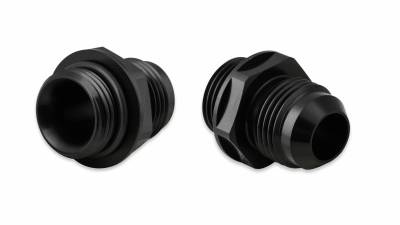 Earls - ADAPTER,-10AN TO OIL COOLER,2 PACK,BLACK