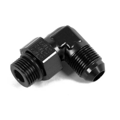 Earls - BLACK 90 DEG -6 MALE-MALE SWIVEL 1/2"-20