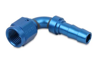 Earls - EARLS SUPER STOCK™ 90 DEGREE HOSE END -4 FEMALE TO 1/4" BARB