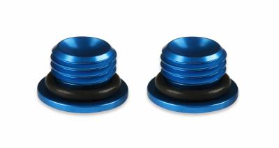 Earls - EARLS PORT PLUG - ALLEN HEAD -3 Blue Anodized