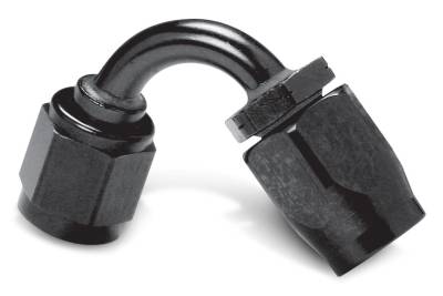 Earls - EARLS AUTO-FIT HOSE END 120 Degree -4 Black Anodized