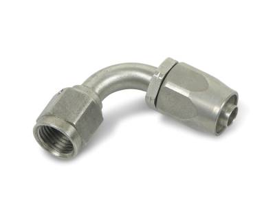 Earls - EARLS AUTO-FIT HOSE END 90 Degree -16 Stainless Steel