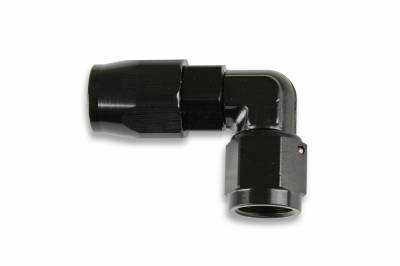 Earls - EARLS SWIVEL-SEAL® HOSE END 90 Degree -10 Black Anodized