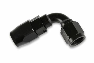 Earls - EARLS SWIVEL-SEAL® HOSE END 90 Degree -10 Black Anodized