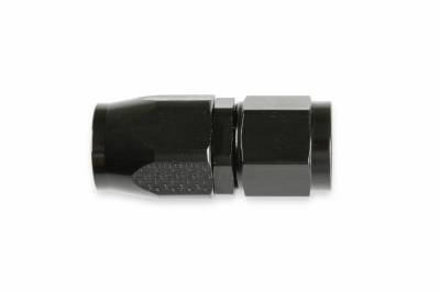 Earls - EARLS SWIVEL-SEAL® HOSE END Straight -12 - Black Anodized