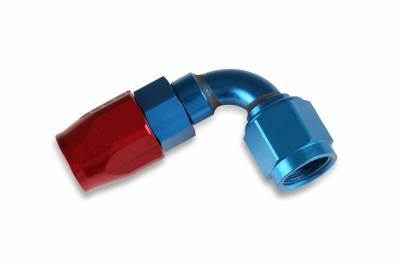 Earls - EARLS SWIVEL-SEAL® HOSE END Earls Degree -16 - Red/Blue