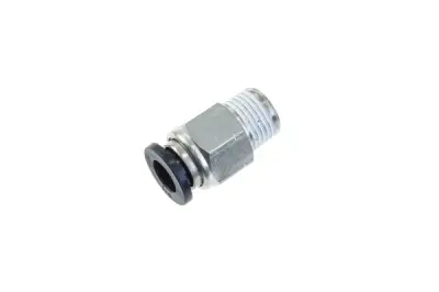 Red Horse Products - 5/32" Vacuum Fitting, Push To Connect, 1/8" NPT Male, straight - clear
