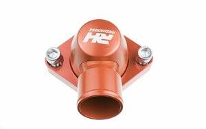 Red Horse Products - Aluminum Water Neck 1.25" hose - 318cubic inch (5.2L) or 360cubic inch(5.9L) Chrysler small blocks - Red