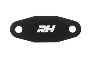 Red Horse Products - Aluminum Block-Off Plate for Ford 351C, 351M & 400 ENGINE - Black