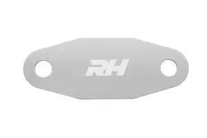 Red Horse Products - Aluminum Block-Off Plate for Ford 351C, 351M & 400 ENGINE - Clear