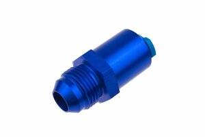 Red Horse Products - -6AN male to 5/16" (Hard Tube) SAE quick-disconnect female - blue
