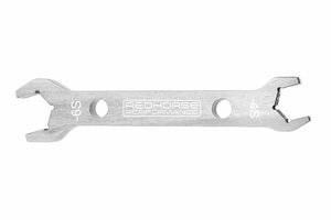 Red Horse Products - Double-ended aluminum AN wrench AN -04 Socket to AN -06 Socket - silver