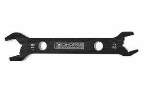 Red Horse Products - Double-ended aluminum AN wrench AN -12 Nut to AN -16 NUT - black