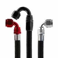 Red Horse Products - -10 eSeries Black 235 e85 compatible stainless core hose - bulk