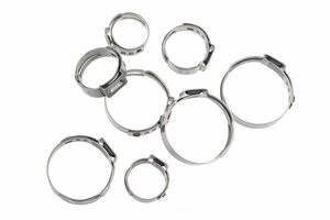 Red Horse Products - -04 Stainless Steel Push Lock Hose Clamp 2pcs/pkg
