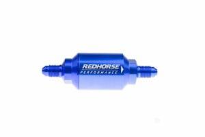 Red Horse Products - -04 inlet -04 outlet AN One Way Check Valve - blue
