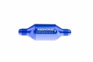 Red Horse Products - -06 inlet -06 outlet AN One Way Check Valve - blue