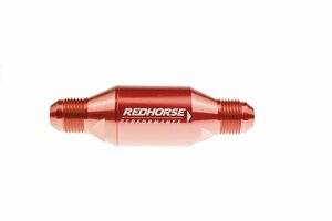Red Horse Products - -06 inlet -06 outlet AN One Way Check Valve - red