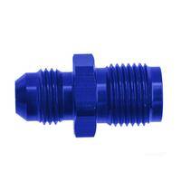 Red Horse Products - -06 AN male to 5/8-18 inverted flare pump/fuel line adapter - blue